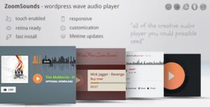 ZoomSounds Nulled WordPress Wave Audio Player with Playlist Free Download