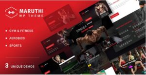 free download Maruthi Fitness Gym Trainer WordPress Theme Nulled