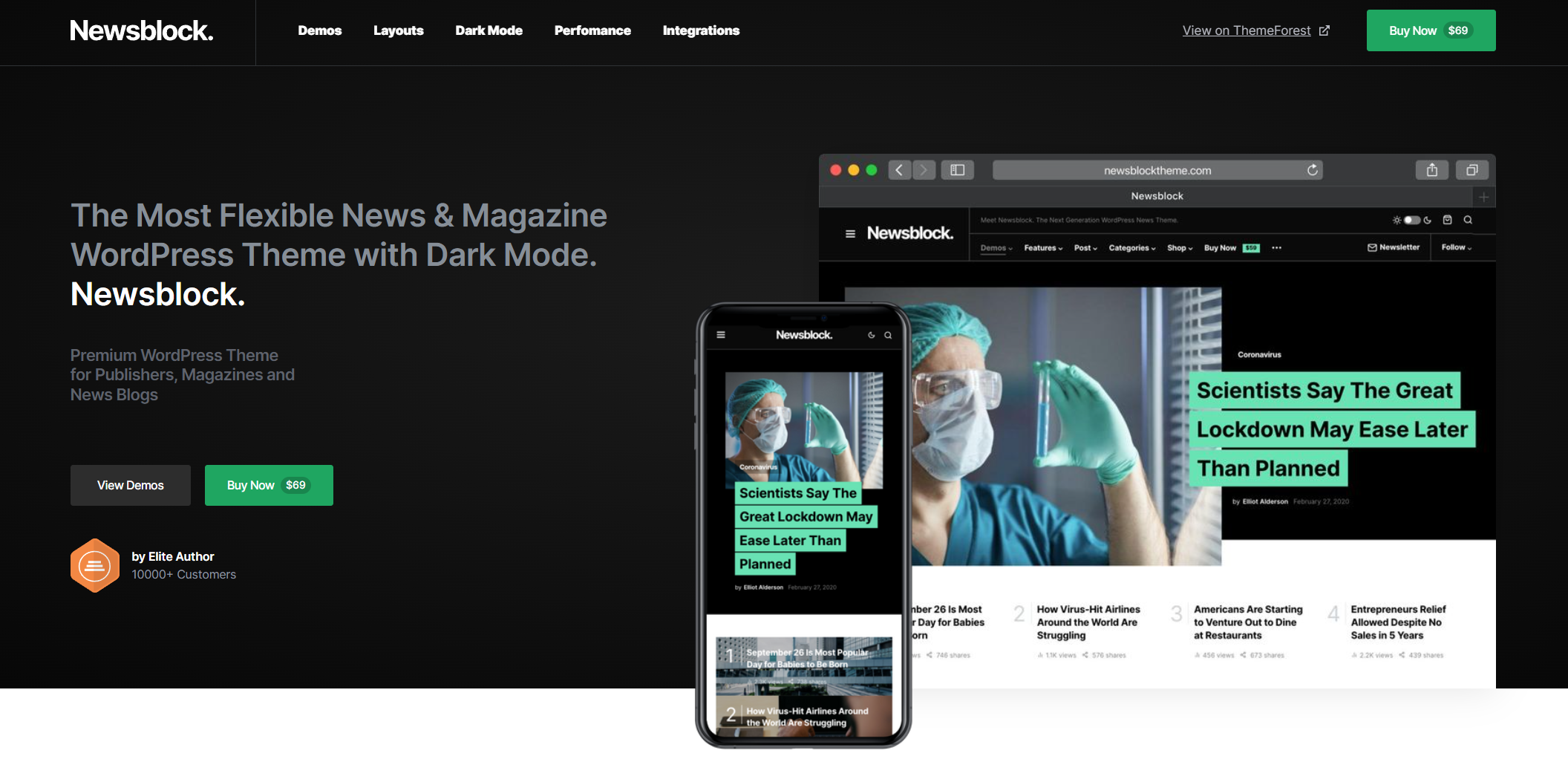 free download Newsblock - News & Magazine WordPress Theme with Dark Mode nulled