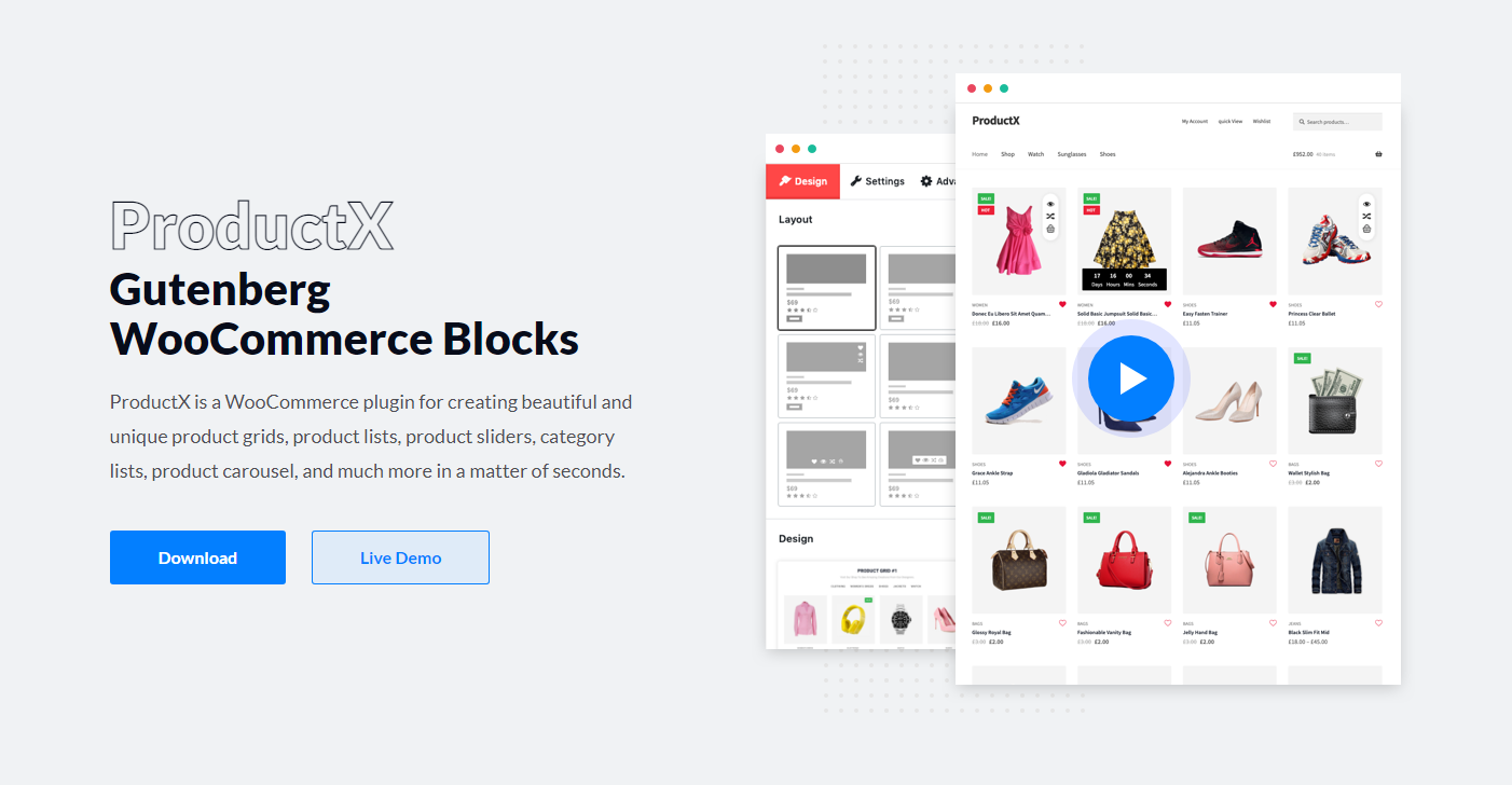 free download ProductX Pro Gutenberg Product Blocks for WooCommerce nulled