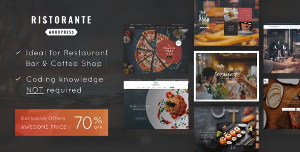 free download Ristorante Creative Restaurant WordPress Theme nulled