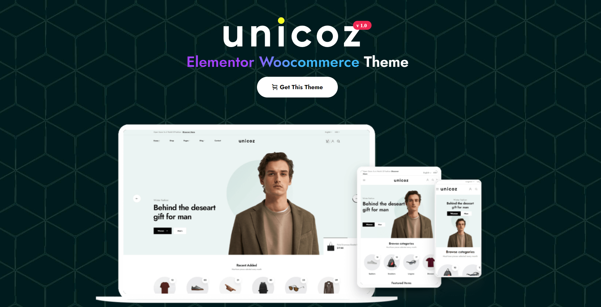 free download Unicoz - Elementor WooCommerce Theme nulled