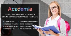 Academia Education Center WordPress Theme Nulled