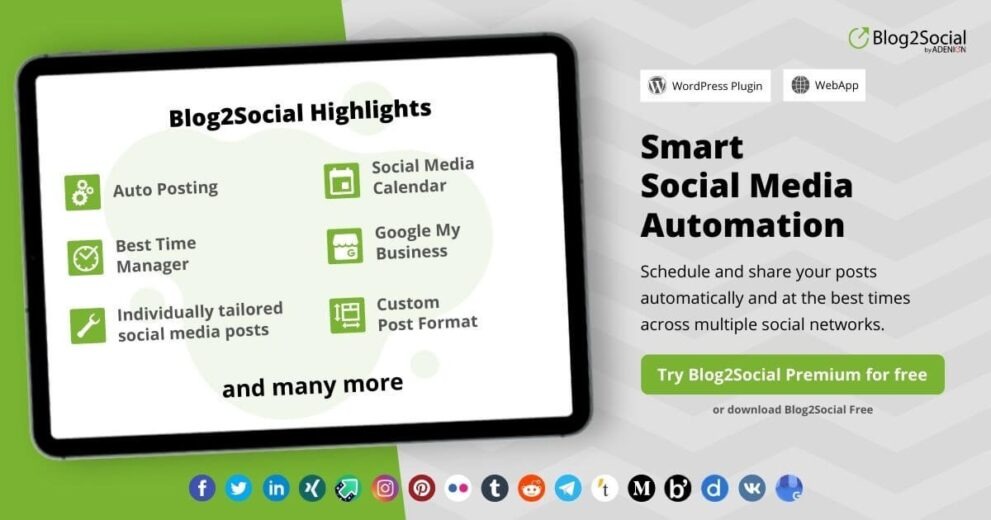 Blog2Social Pro Free Download Nulled