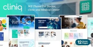 Cliniq Nulled WordPress Theme for Doctor, Clinic & Medica Free Download