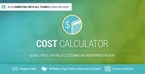 Cost Calculator Nulled WordPress Plugin Free Download