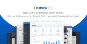 Dashmix Nulled Bootstrap 54 Admin Dashboard Template & Laravel 8 Starter Kit Free Download