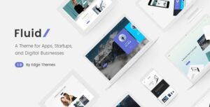 Fluid Nulled Startup and App Landing Page Theme Free Download