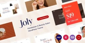 Joly Nulled Hairdresser & Beauty Salon WordPress Theme Free Download
