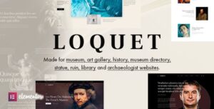 Loquet-Museum-History-WordPress-Nulled