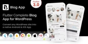 MightyBlogger Nulled Flutter multi-purpose blogger app with wordpress Free Download