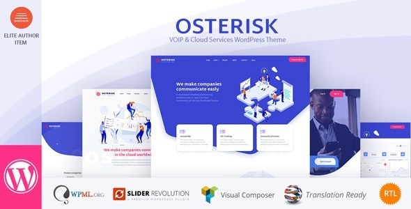 Osterisk Nulled VOIP & Cloud Services WordPress Theme Free Download