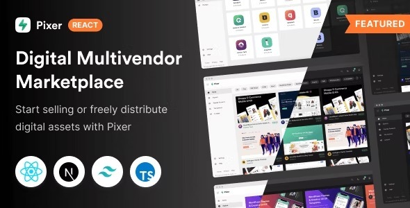 Pixer – React Multivendor Nulled