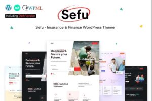 Sefu Nulled Insurance & Finance WordPress Theme Free Download