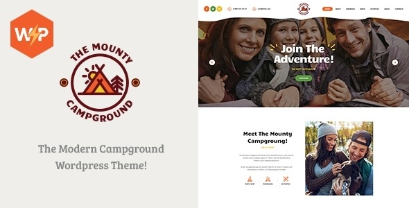 The Mounty Nulled Hiking Campground & Children Camping WordPress Theme Free Download