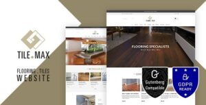 TileMax Nulled Flooring, Tiling WordPress Theme Free Download