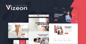 Vizeon Nulled Business Consulting WordPress Themes Free Download