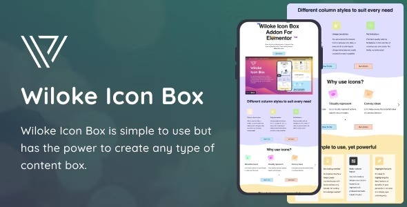 Wiloke Icon Box for Elementor Free Download Nulled