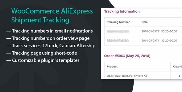 WooCommerce AliExpress Shipment Tracking Nulled