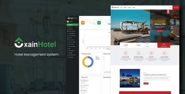 Xain Hotel Management System with Website Nulled Free Download