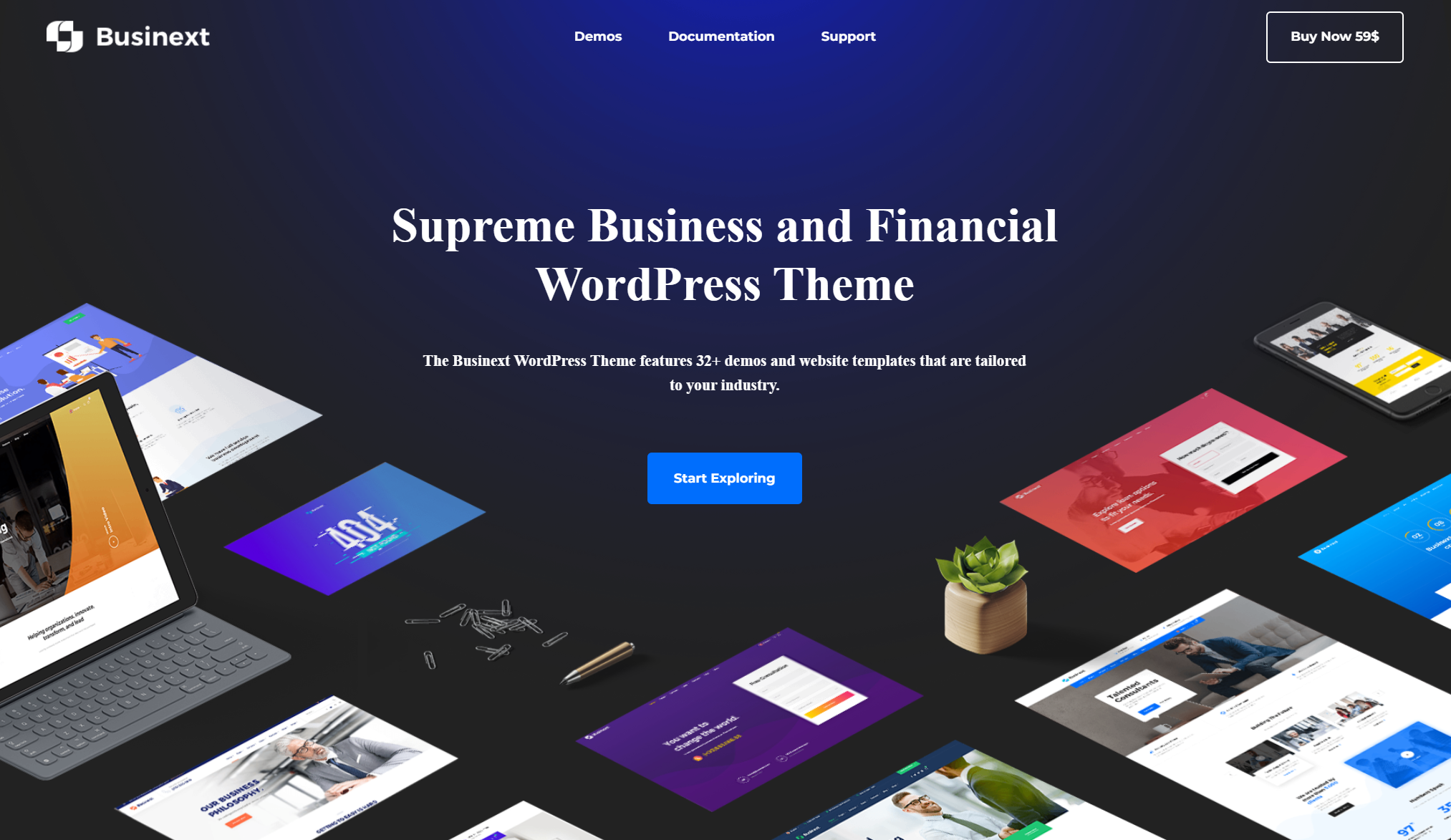 free download Businext - Business, Finance & Crypto Currency WordPress Theme nulled