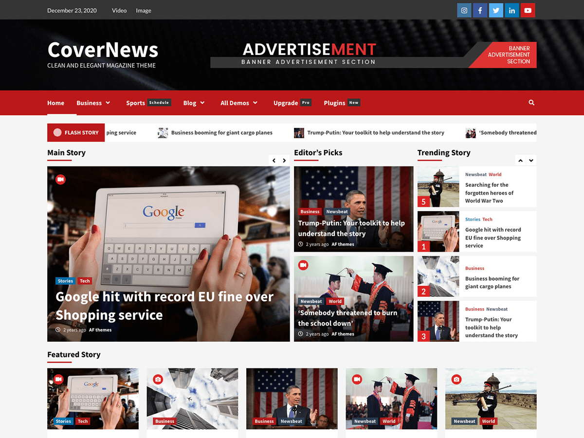 free download CoverNews Pro A Premium Multipurpose WordPress News Theme nulled