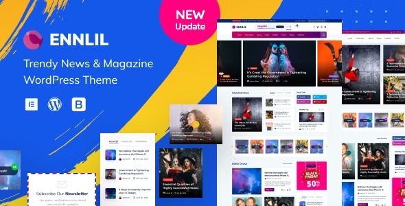 free download Ennlil - Modern Magazine WordPress Theme nulled