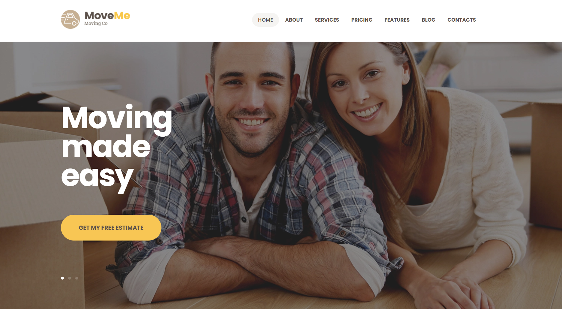 free download MoveMe Moving & Storage Relocation Company WordPress Theme nulled