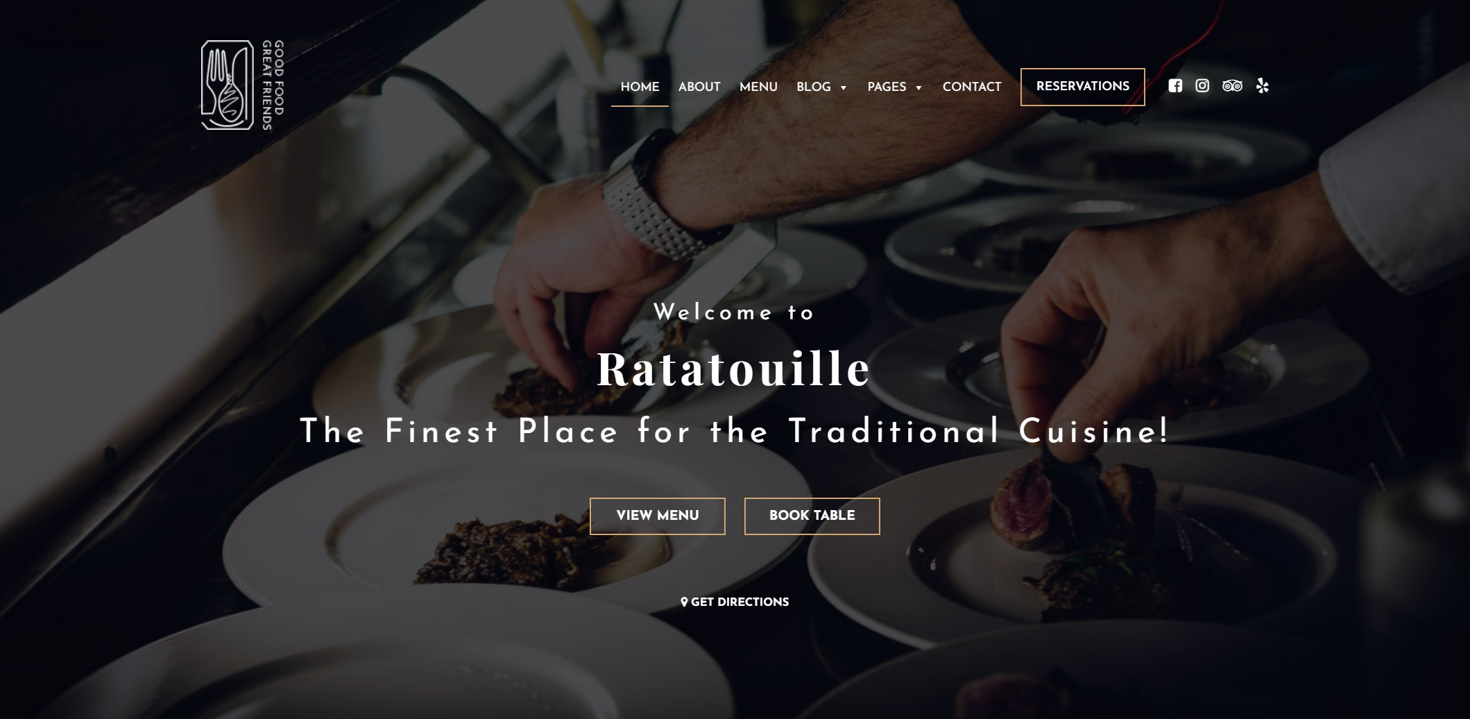 free download Restaurant WordPress Theme Ratatouille nulled