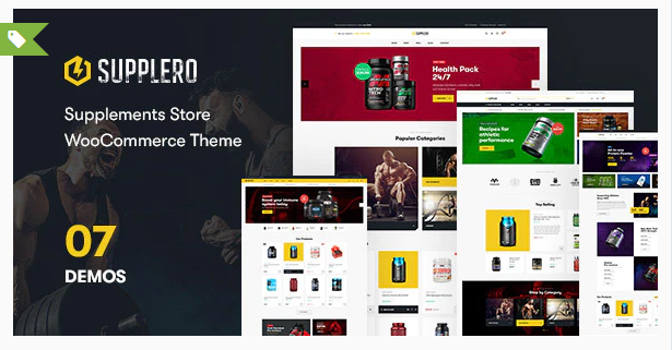 free download Supplero - Supplement Store WooCommerce Theme nulled