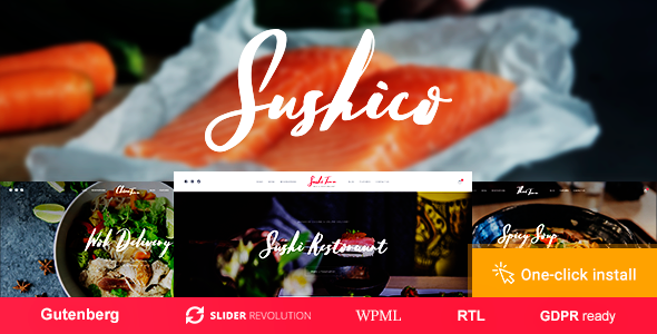 free download Sushico - Sushi and Asian Food Restaurant WordPress Theme nulled