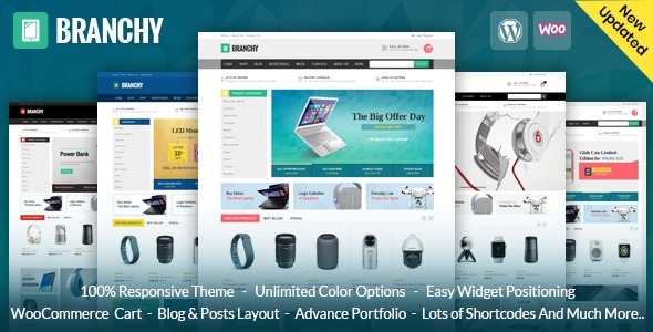 Branchy WooCommerce Responsive Theme Nulled