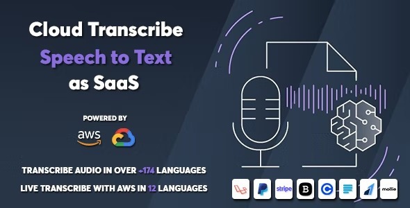 Cloud Transcribe Speech to Text as SaaS Nulled Free Download