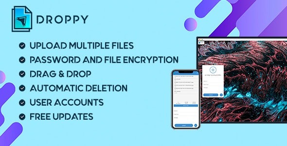 Droppy Nulled Online File Transfer and Sharing Free Download
