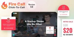 Fire Call Nulled WordPress Click-To-Call Button Plugin Free Download