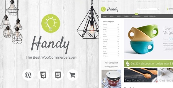 Handy Handmade Shop WordPress WooCommerce Theme Nulled