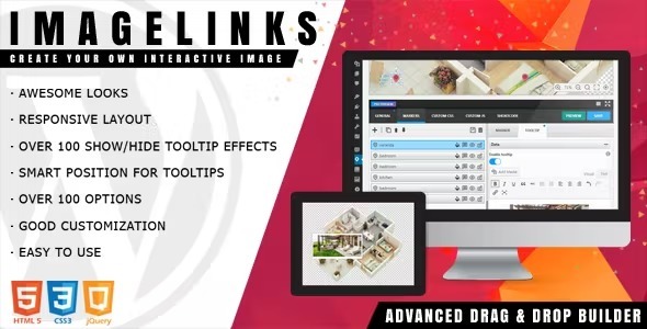 ImageLinks Interactive Image Builder for WordPress Nulled