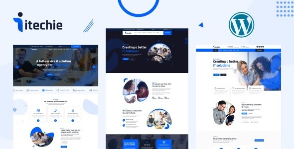 Itechie Nulled IT Solutions and Services Bootstrap Template Free Download