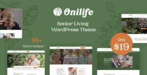 Onilife Nulled Senior Living WordPress Theme Free Download