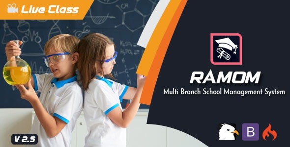 Ramom School Nulled Multi Branch School Management System Free Download