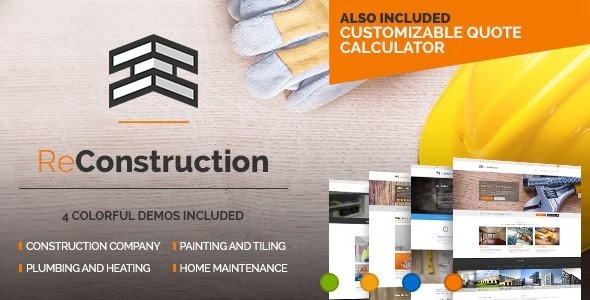 Reconstruction Contractor & Building Theme Nulled Free Download