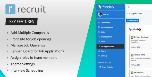 Recruit Recruitment Manager Nulled