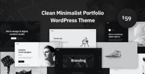 Sixten Nulled Minimalist Portfolio WordPress Theme Free Download