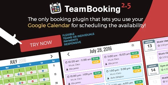 Team Booking – WordPress Booking System Nulled