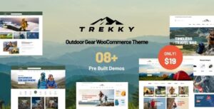 Trekky Outdoor Gear WooCommerce Theme Nulled