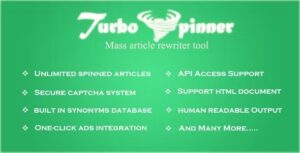 Turbo Spinner Article Rewriter Nulled