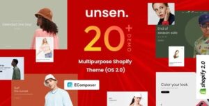 Unsen Nulled Multipurpose Shopify Theme OS2.0 Free Download