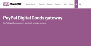 WooCommerce PayPal Digital Goods Nulled Free Download