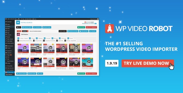 WordPress Video Robot The Ultimate Video Importer Nulled