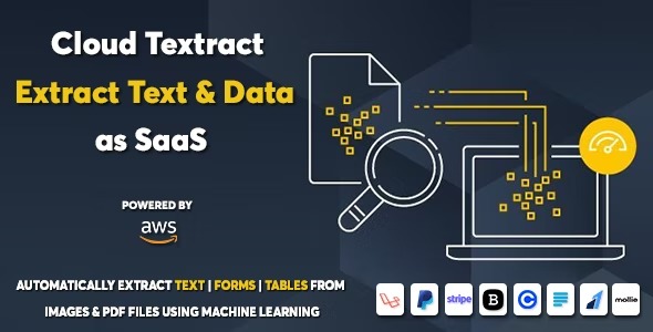 free download Cloud Textract - Extract Text and Data from Documents as SaaS nulled